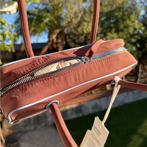 Benny Mini Bowler Bag - Choc & Blue - Picture 5 of 7